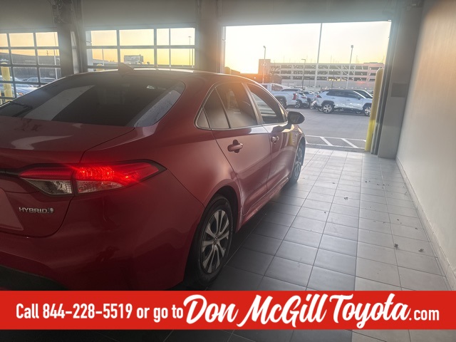 2021 Toyota Corolla Hybrid LE Red at Autostrade
