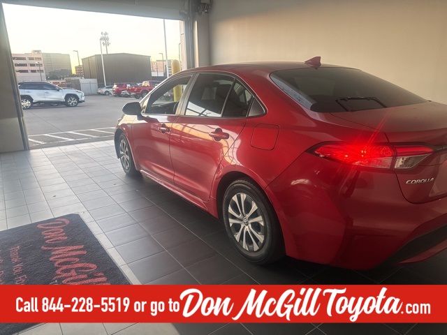 2021 Toyota Corolla Hybrid LE Red at Autostrade