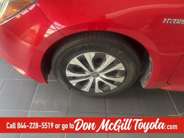 2021 Toyota Corolla Hybrid LE Red at Autostrade