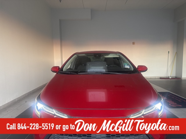 2021 Toyota Corolla Hybrid LE Red at Autostrade