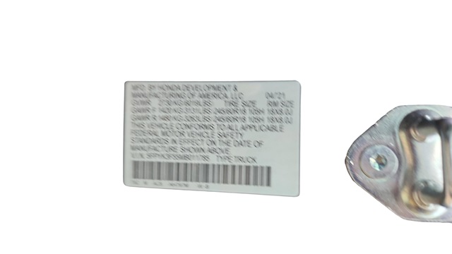 2021 Honda Ridgeline