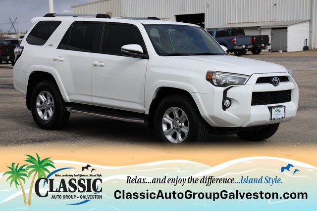 2019 Toyota 4Runner SR5 Premium White at North Houston Mitsubishi
