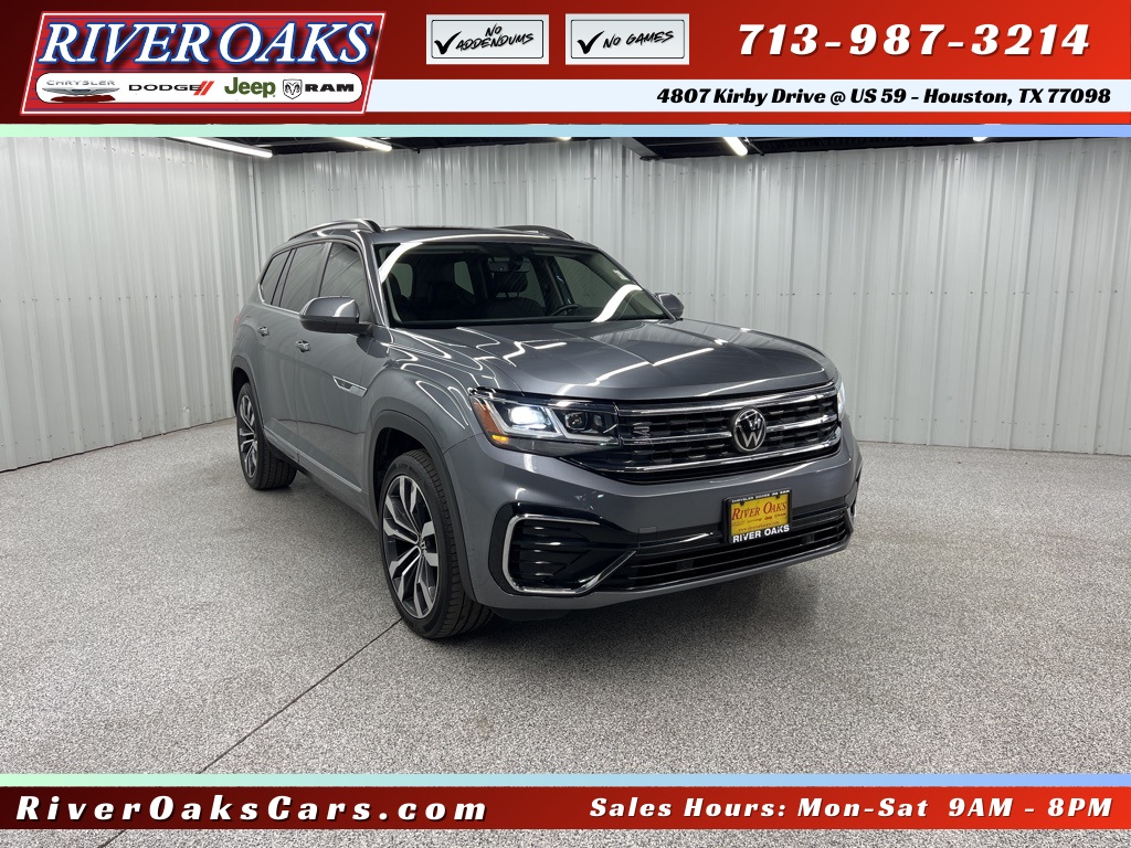 2021 Volkswagen Atlas 3.6L V6 SE w/Technology R-Line Gray at Autostrade