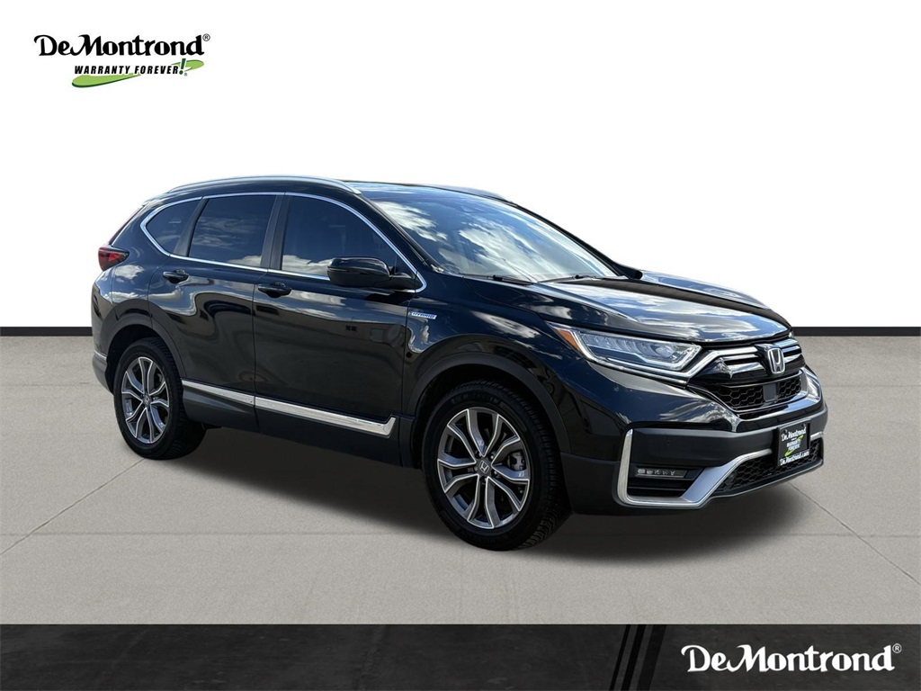 2021 Honda CR-V Hybrid Touring Black at Classic Chevrolet Galveston