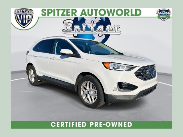 Oxford White 2021 Ford Edge SUV / Crossover All-Wheel Drive 8-Speed Automatic