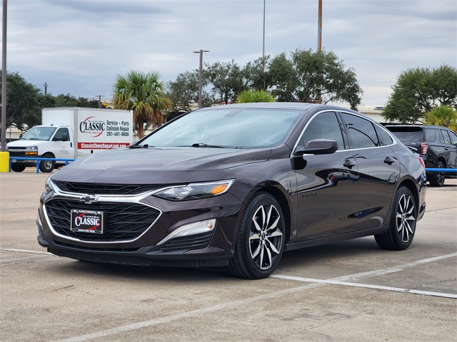 2021 Chevrolet Malibu RS Red at Durrett Motor Company