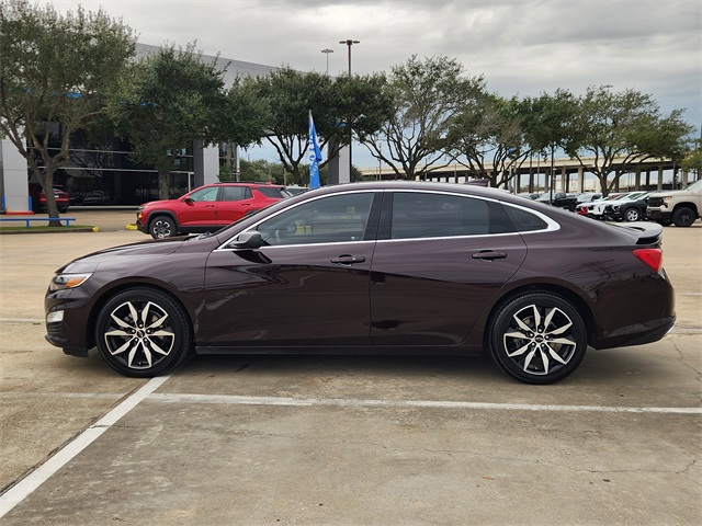 2021 Chevrolet Malibu RS Red at Durrett Motor Company