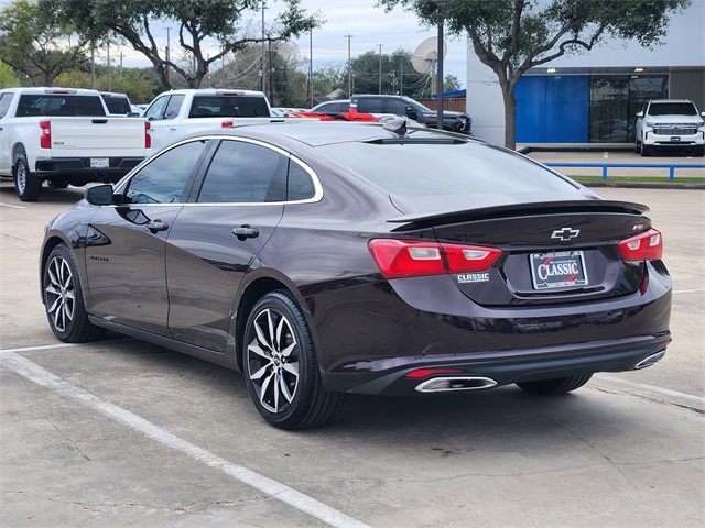 2021 Chevrolet Malibu RS Red at Durrett Motor Company