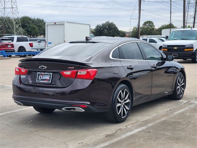 2021 Chevrolet Malibu RS Red at Durrett Motor Company