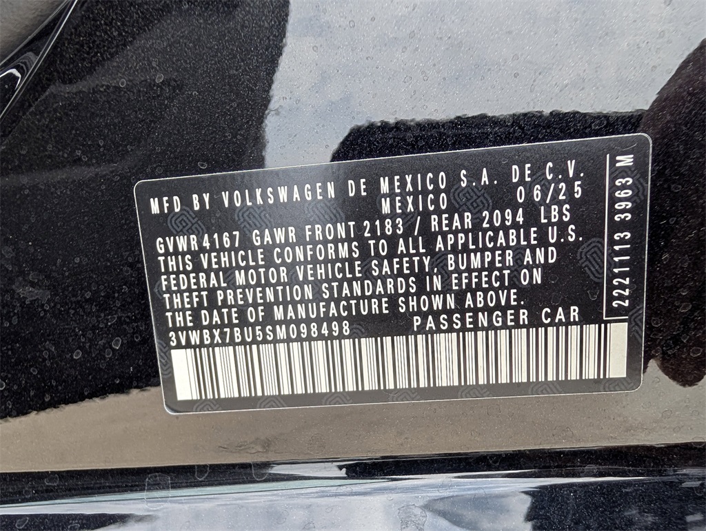 2025 Volkswagen Jetta 1.5T Sport Black at DeMontrond Automotive Group