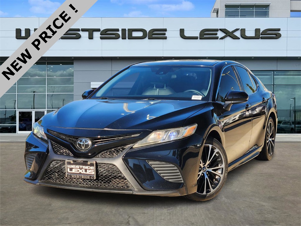2019 Toyota Camry SE Black at Don McGill Toyota