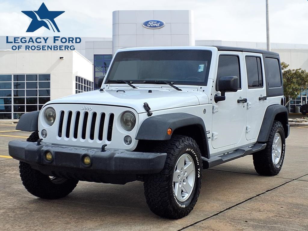 2018 Jeep Wrangler JK Unlimited Sport White at Emmons Autoplex