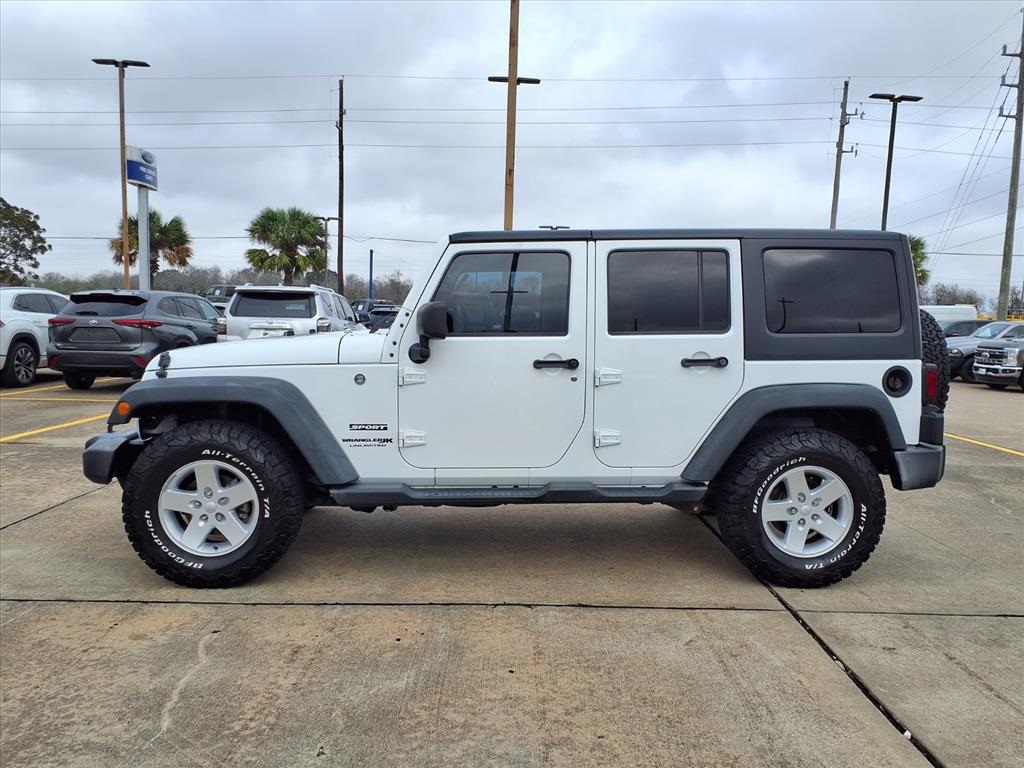 2018 Jeep Wrangler JK Unlimited Sport White at Emmons Autoplex
