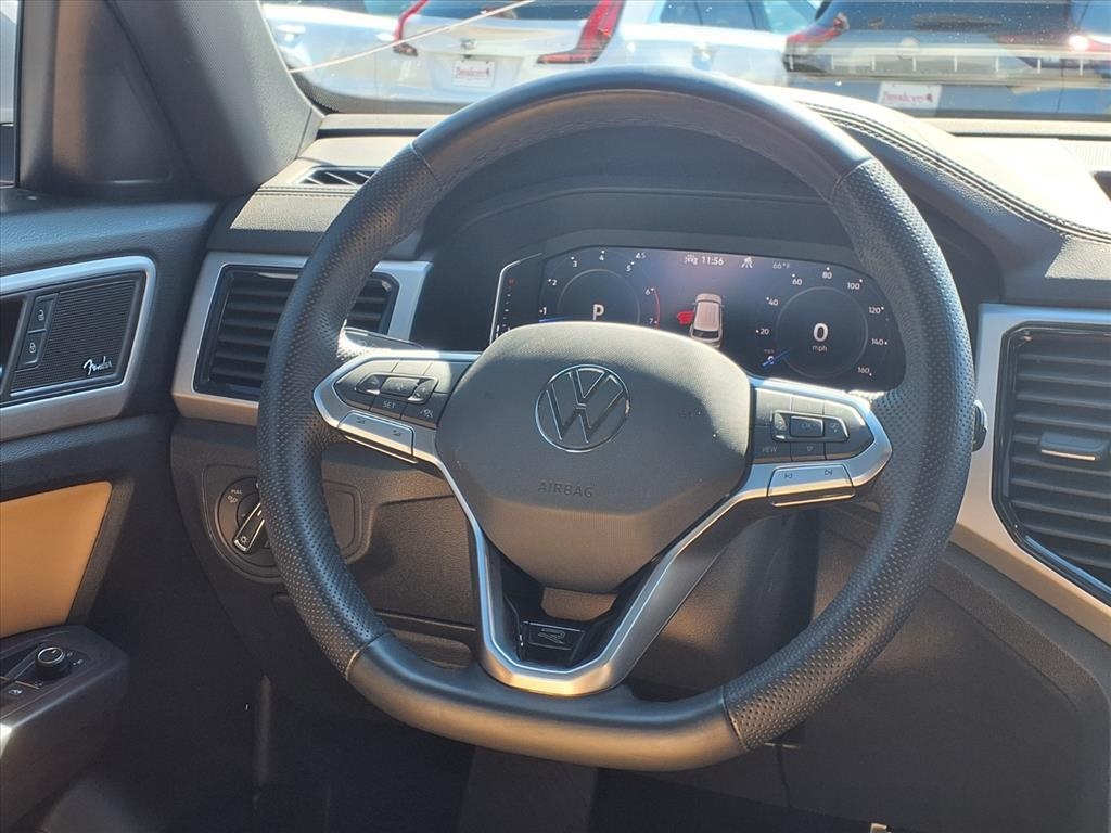 2023 Volkswagen Atlas Cross Sport 3.6L V6 SEL Premium R-Line White at DeMontrond Auto Country