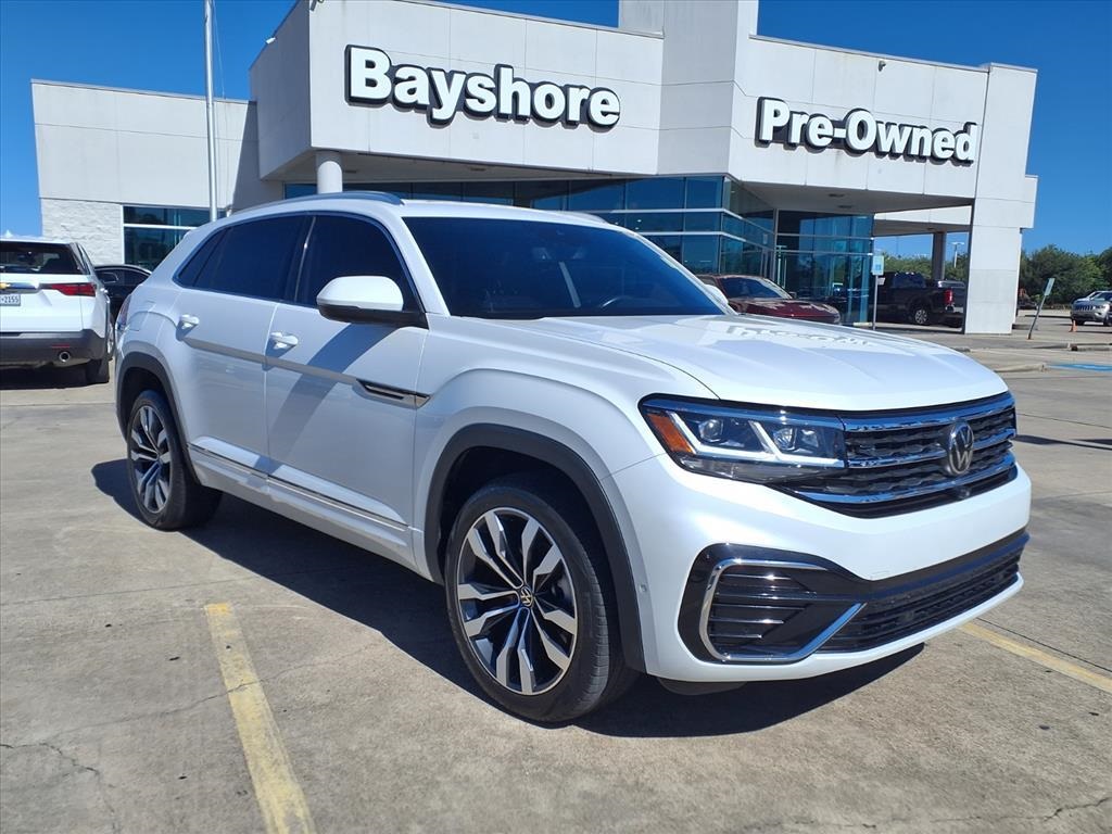 2023 Volkswagen Atlas Cross Sport 3.6L V6 SEL Premium R-Line White at DeMontrond Auto Country