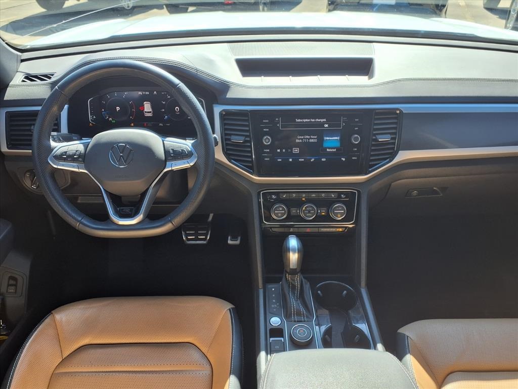 2023 Volkswagen Atlas Cross Sport 3.6L V6 SEL Premium R-Line White at DeMontrond Auto Country