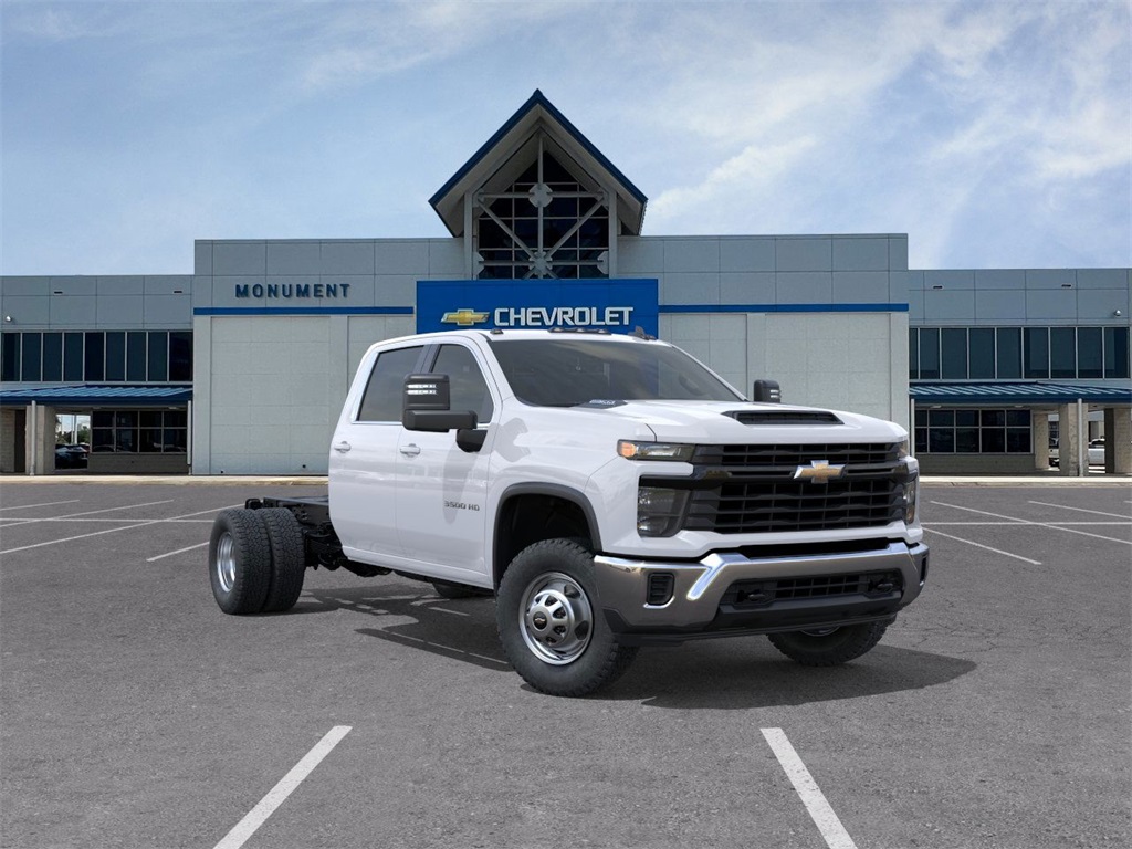 2025 Chevrolet Silverado 3500HD Work Truck White at Classic Chevrolet Galveston