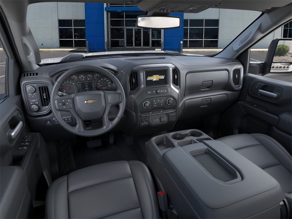 2025 Chevrolet Silverado 3500HD Work Truck White at Classic Chevrolet Galveston