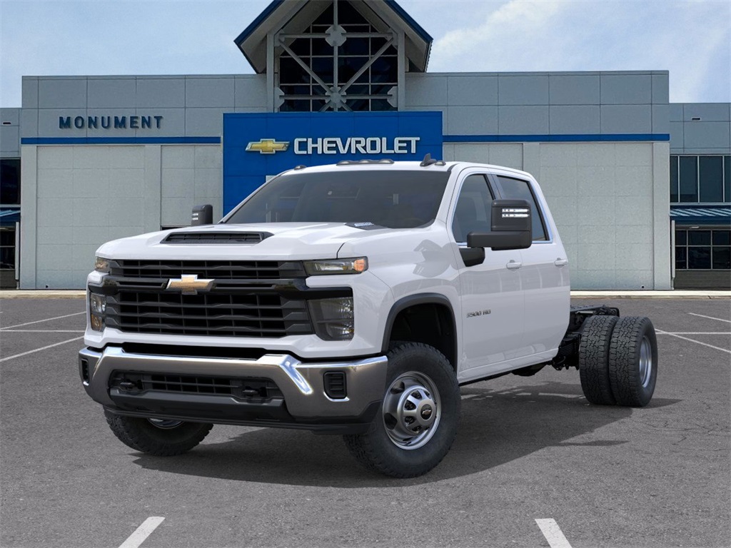 2025 Chevrolet Silverado 3500HD Work Truck White at Classic Chevrolet Galveston