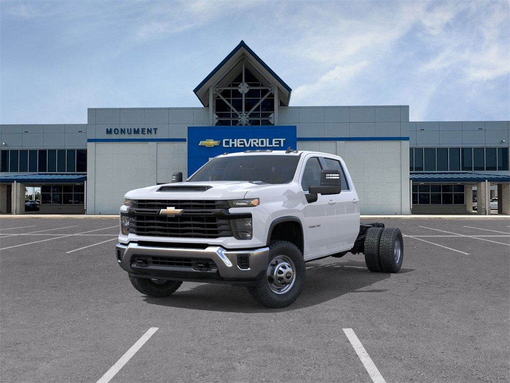 2025 Chevrolet Silverado 3500HD Work Truck White at Classic Chevrolet Galveston