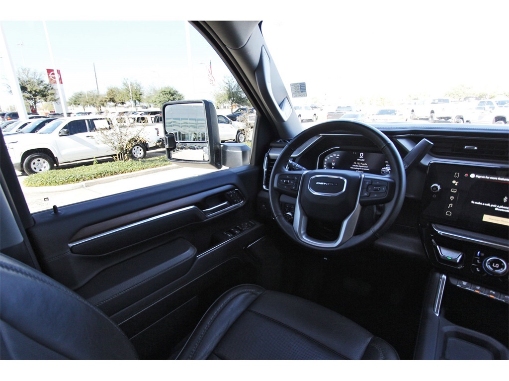 2024 GMC Sierra 2500HD Denali White at Central Houston Nissan
