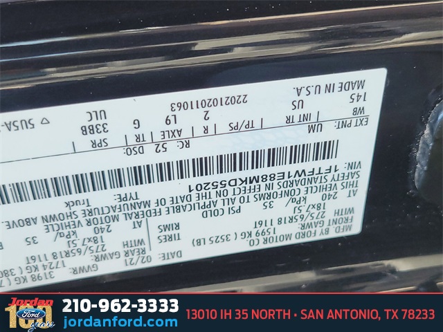 Used Car 2021 Ford F-150  Xlt For Sale Under $40,000 In San Antonio, Texas