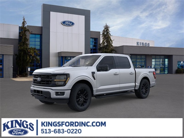 Iconic Silver Metallic 2026 Ford F-150 XLT SuperCrew 4WD Pickup Truck Four-Wheel Drive Automatic