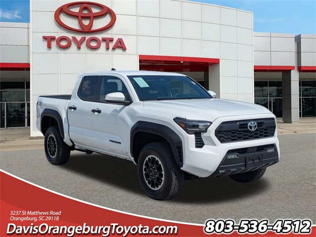 2024 Toyota Tacoma TRD Off-Road White at Davis Toyota of Orangeburg