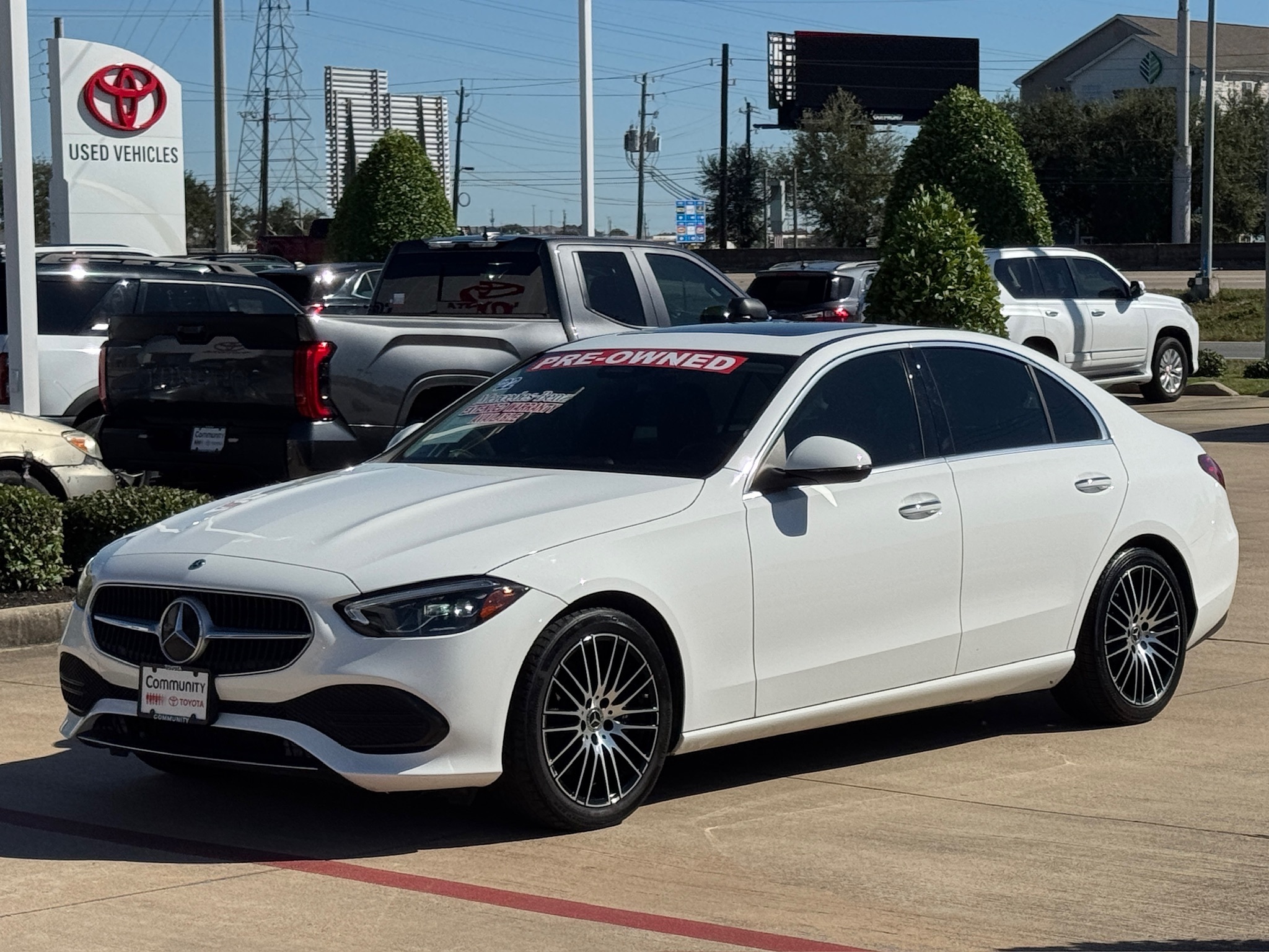 2022 Mercedes-Benz C-Class C 300 White at Don McGill Toyota
