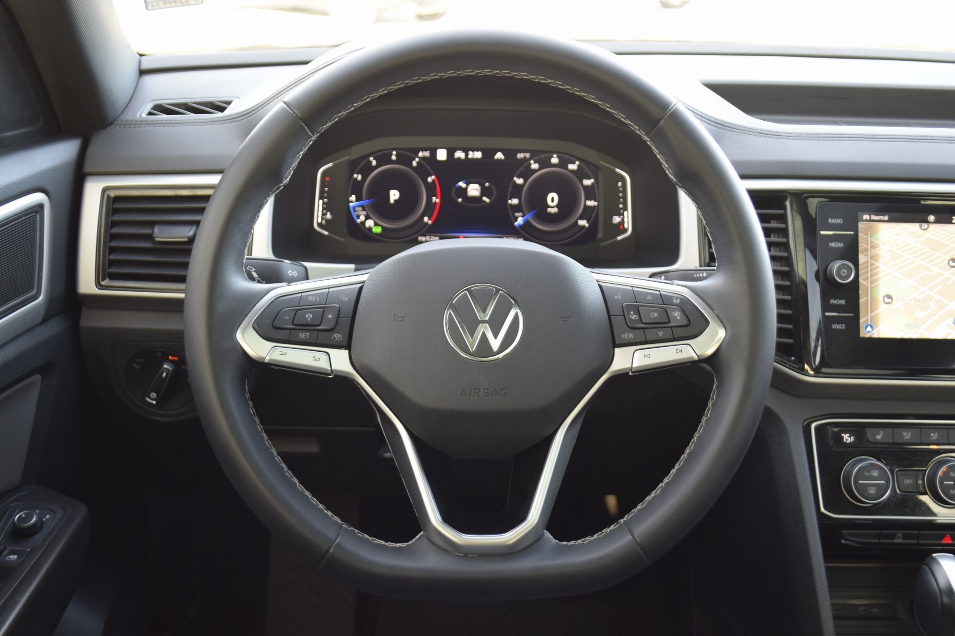 2023 Volkswagen Atlas Cross Sport 2.0T SEL Black at DeMontrond Auto Country