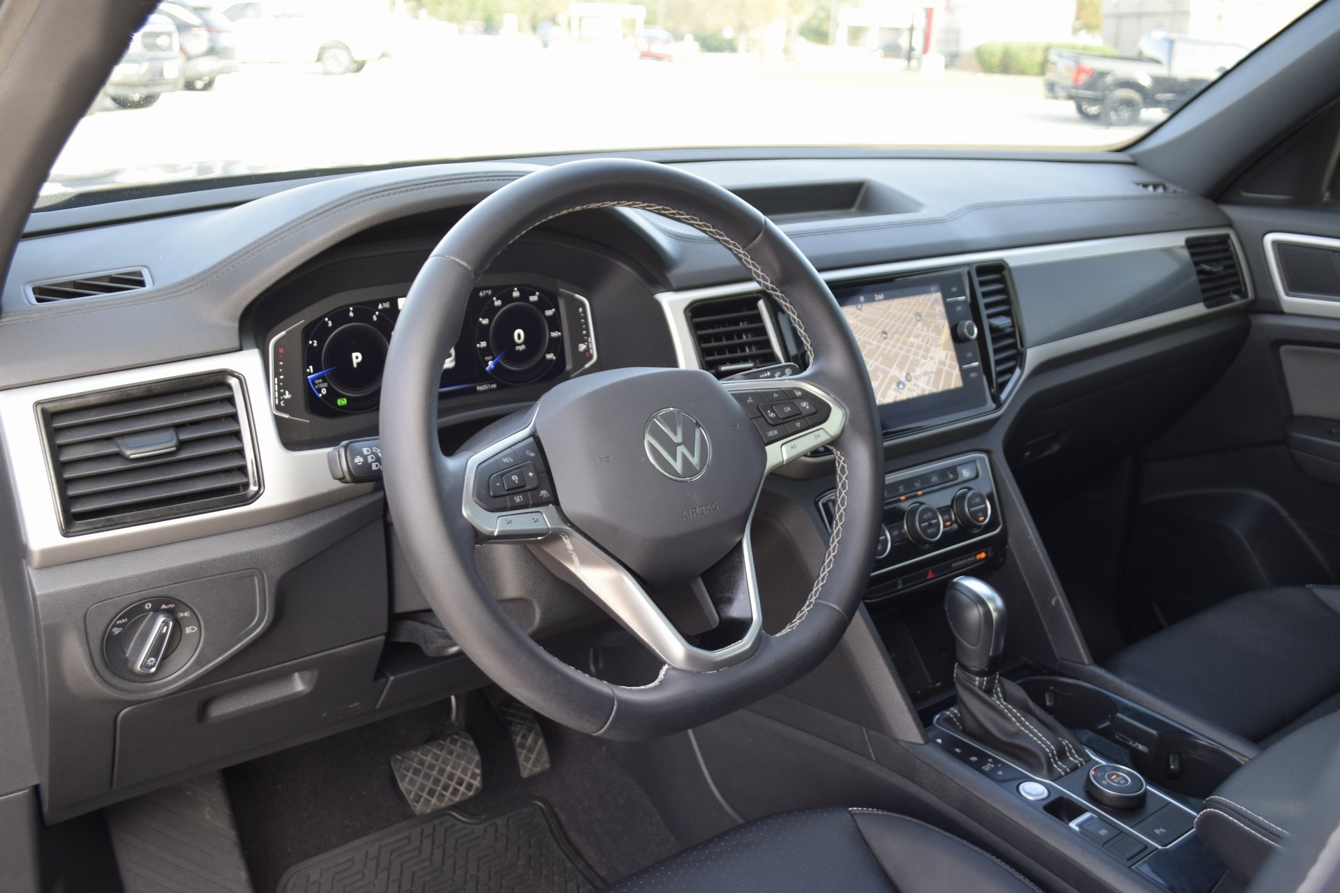 2023 Volkswagen Atlas Cross Sport 2.0T SEL Black at DeMontrond Auto Country