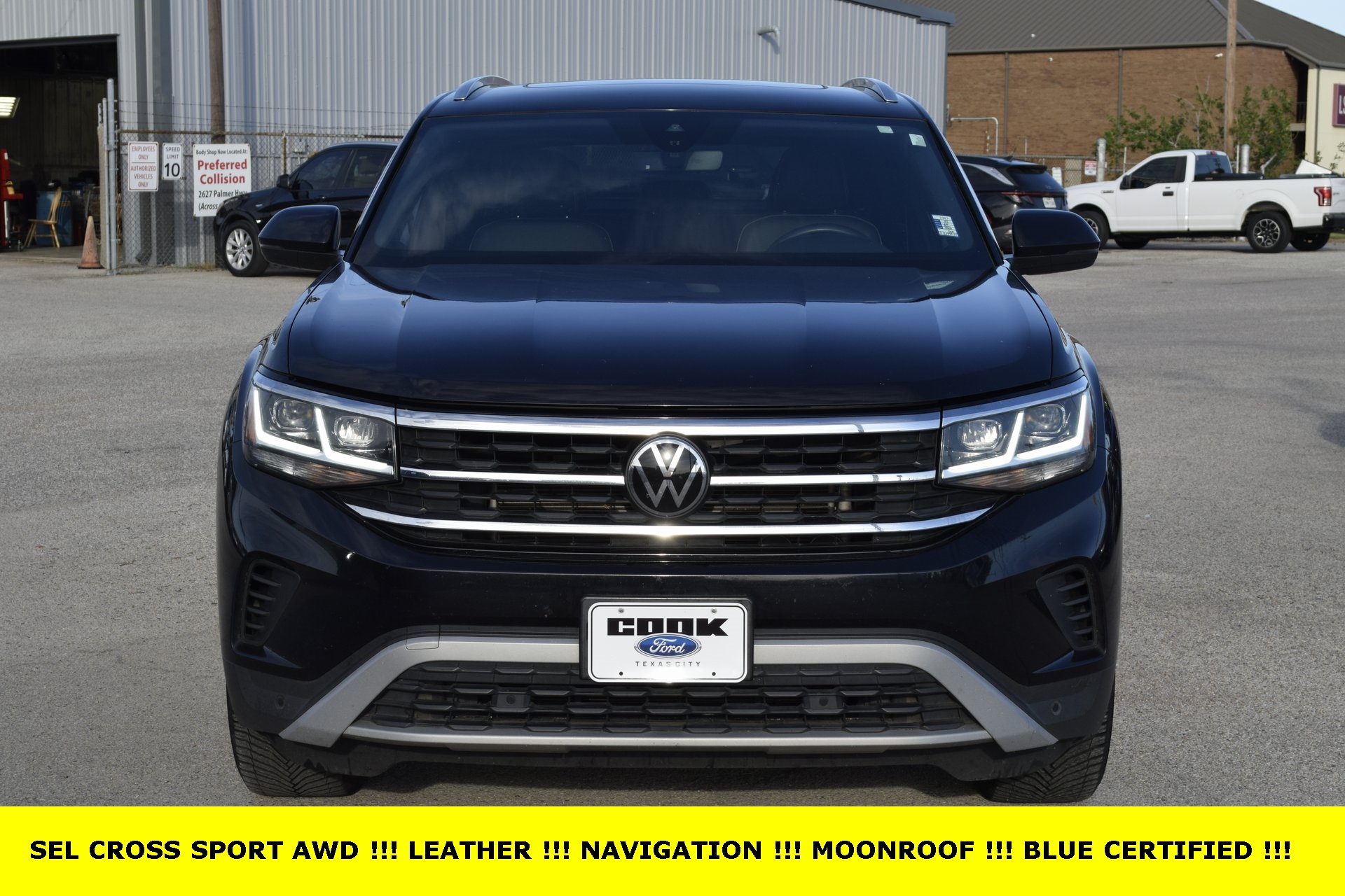 2023 Volkswagen Atlas Cross Sport 2.0T SEL Black at DeMontrond Auto Country