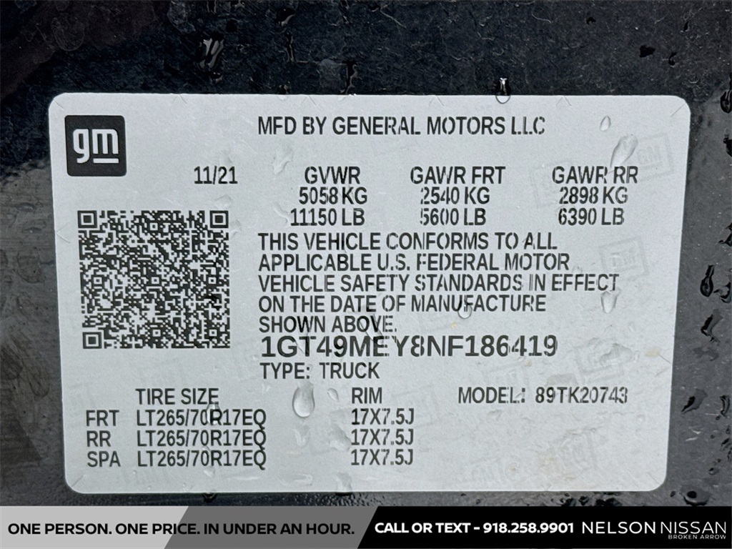 2022 GMC Sierra 2500HD SLE Crew Cab 4WD