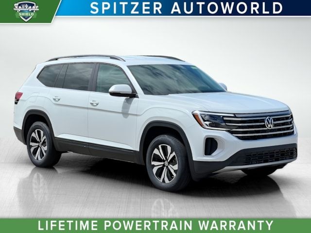 Opal White 2026 Volkswagen Atlas SE 4Motion SUV / Crossover All-Wheel Drive 8-Speed Automatic