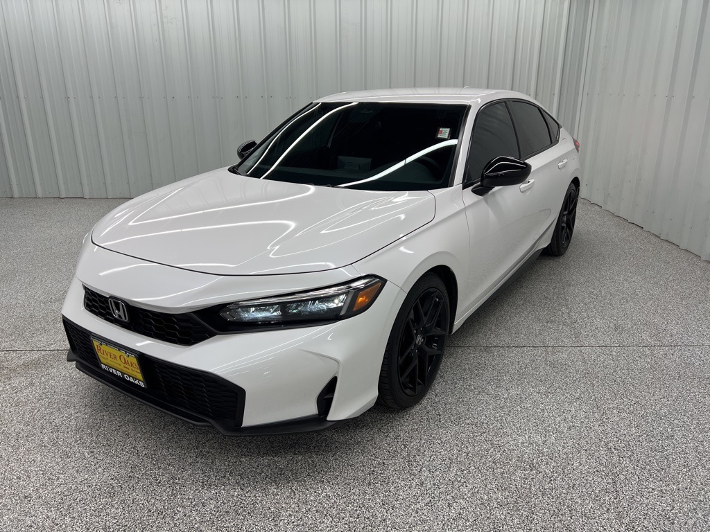 2025 Honda Civic Sport White at Don McGill Toyota