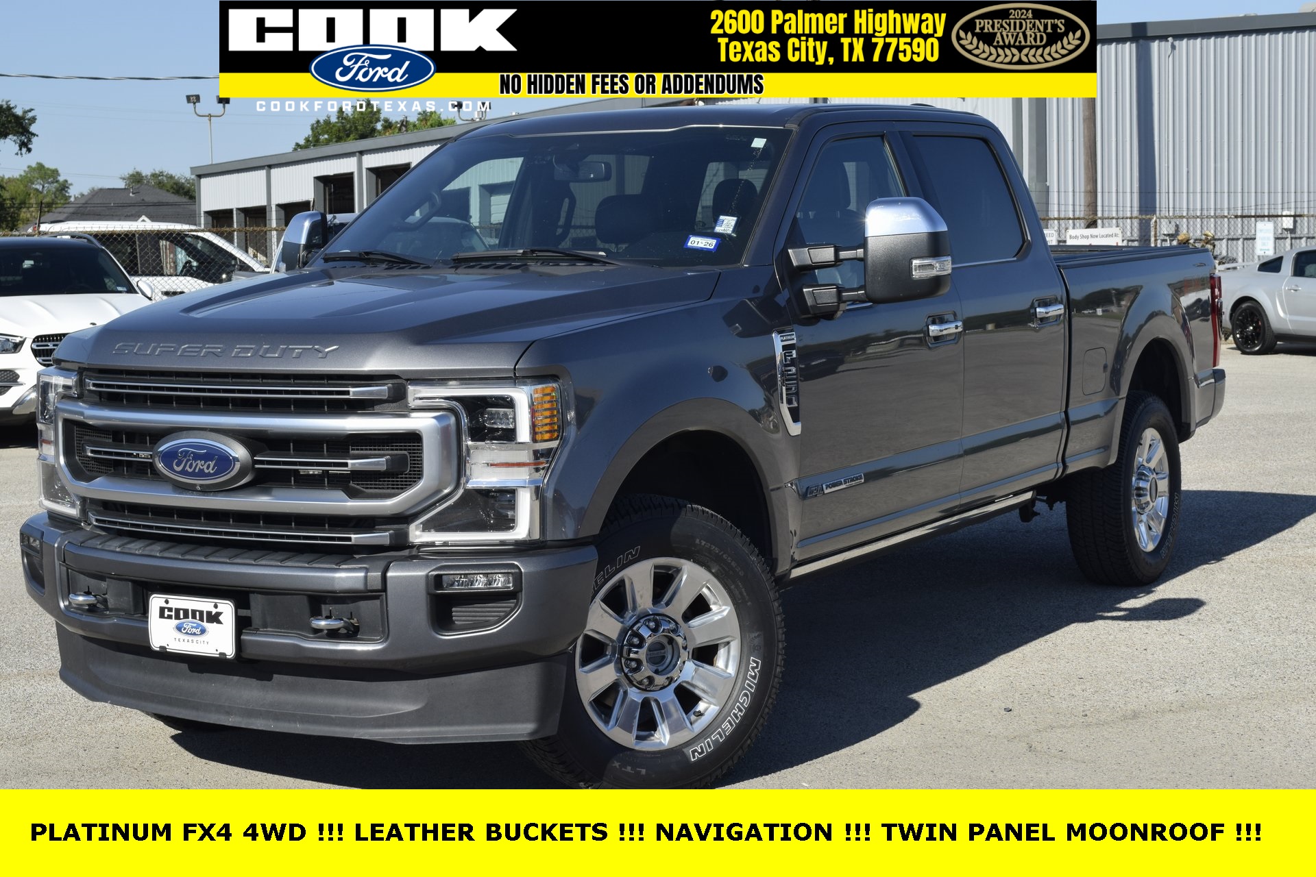 2021 Ford F-250SD Platinum Gray at DeMontrond Ford