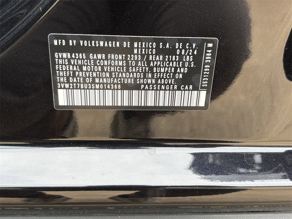 2025 Volkswagen Jetta GLI 2.0T Autobahn Black at DeMontrond Automotive Group