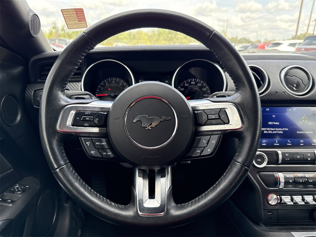 2021 Ford Mustang EcoBoost Blue at Wharton Ford