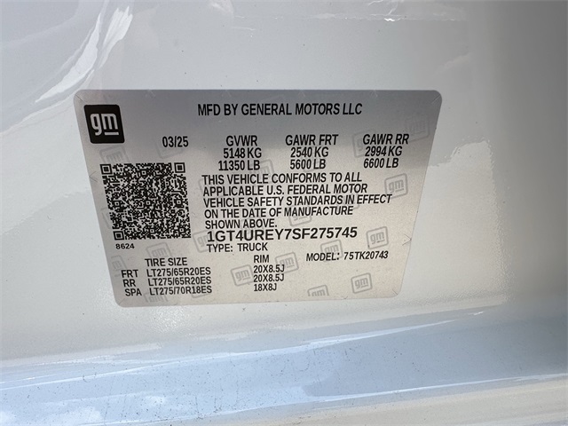 2025 GMC Sierra 2500HD Denali White at Big Star Buick GMC