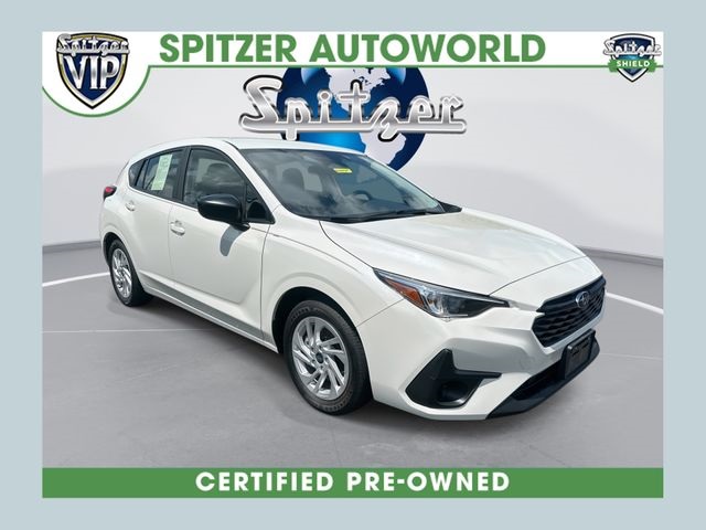 Crystal White Pearl 2025 Subaru Impreza AWD Wagon All-Wheel Drive Continuously Variable Transmission