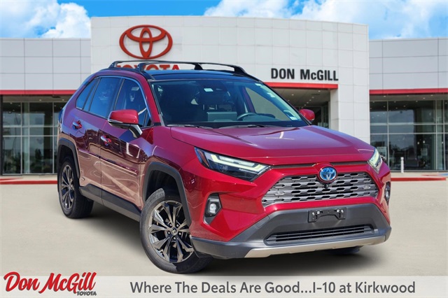 2023 Toyota RAV4 Hybrid Limited Red at Baytown Hyundai