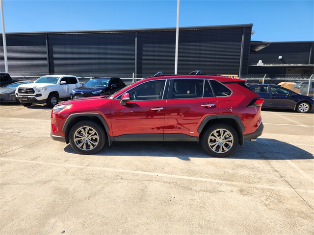 2023 Toyota RAV4 Hybrid Limited Red at Baytown Hyundai