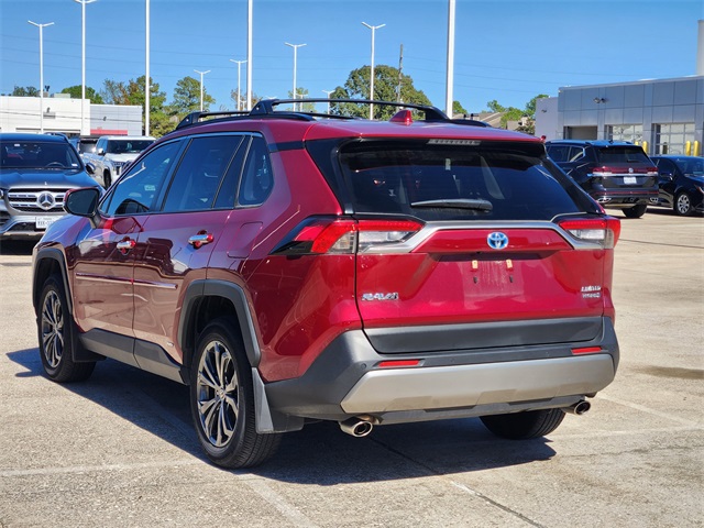 2023 Toyota RAV4 Hybrid Limited Red at Baytown Hyundai