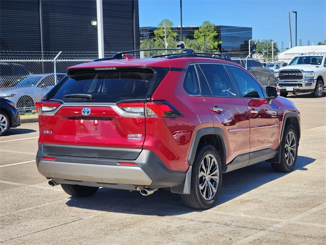 2023 Toyota RAV4 Hybrid Limited Red at Baytown Hyundai