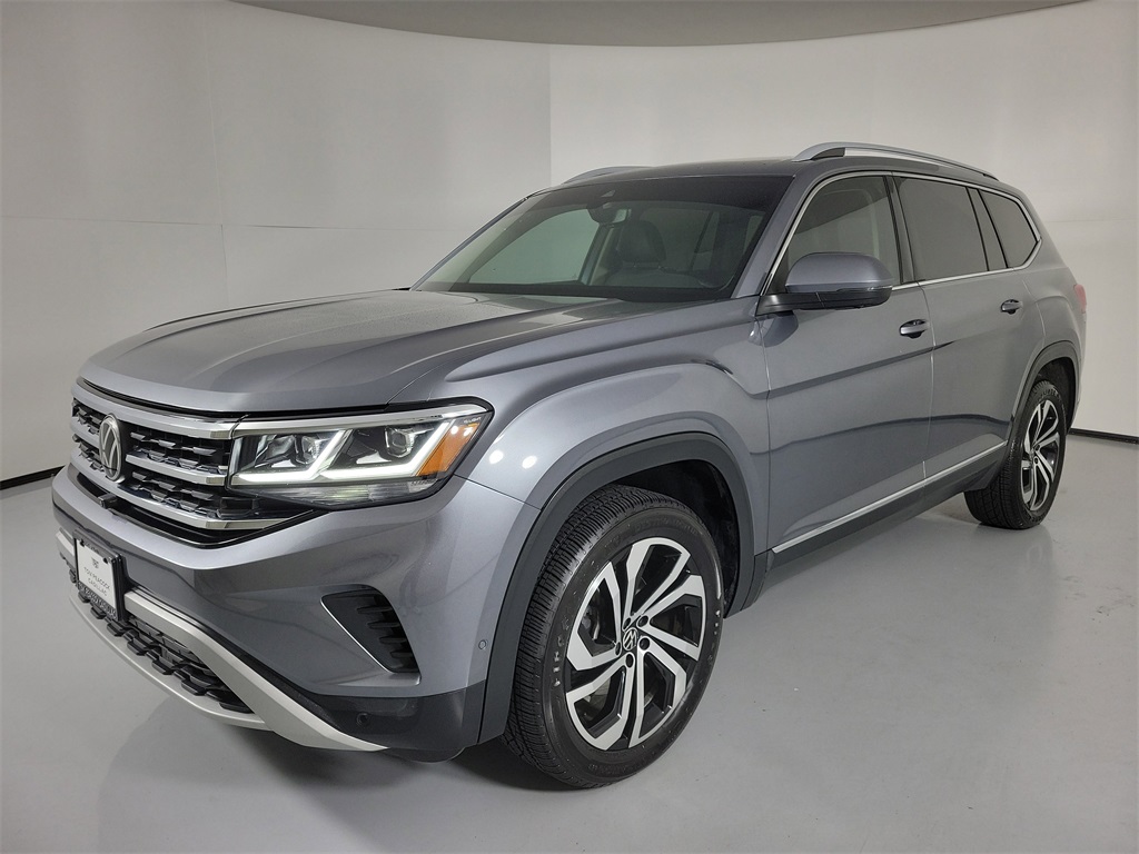 2021 Volkswagen Atlas SEL Premium Silver at DeMontrond Automotive Group