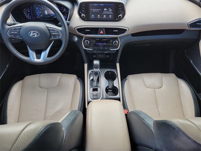 2019 Hyundai Santa Fe Limited White at DeMontrond Gulf Freeway