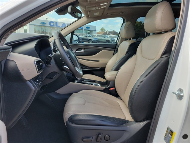 2019 Hyundai Santa Fe Limited White at DeMontrond Gulf Freeway
