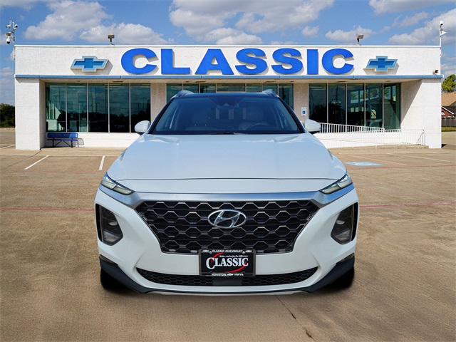 2019 Hyundai Santa Fe Limited White at DeMontrond Gulf Freeway