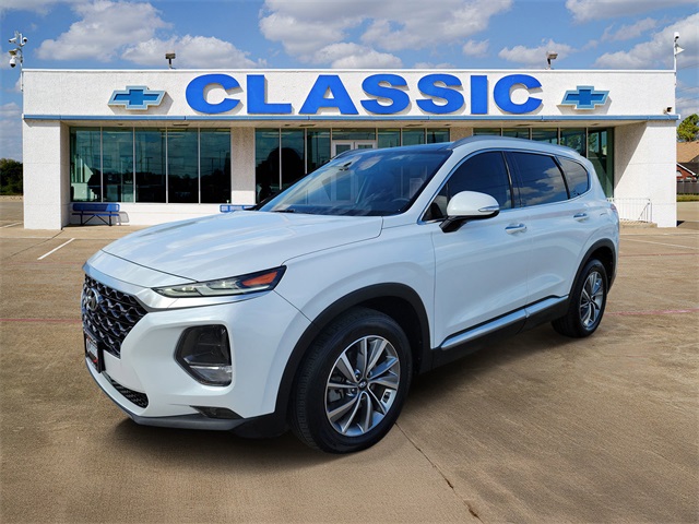 2019 Hyundai Santa Fe Limited White at DeMontrond Gulf Freeway