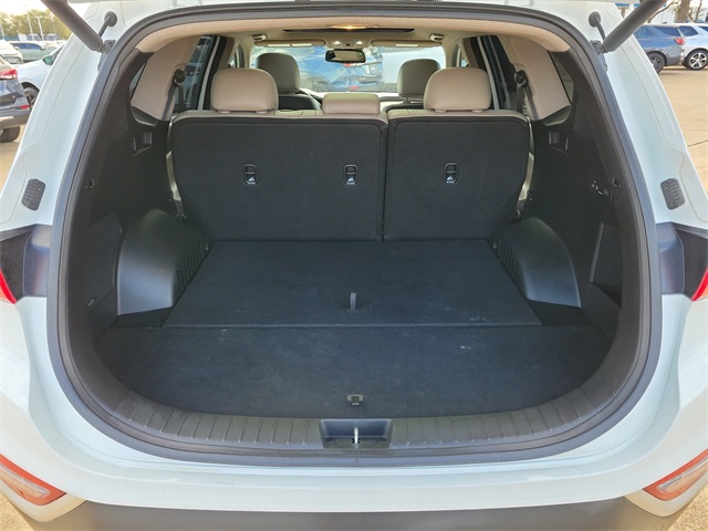 2019 Hyundai Santa Fe Limited White at DeMontrond Gulf Freeway